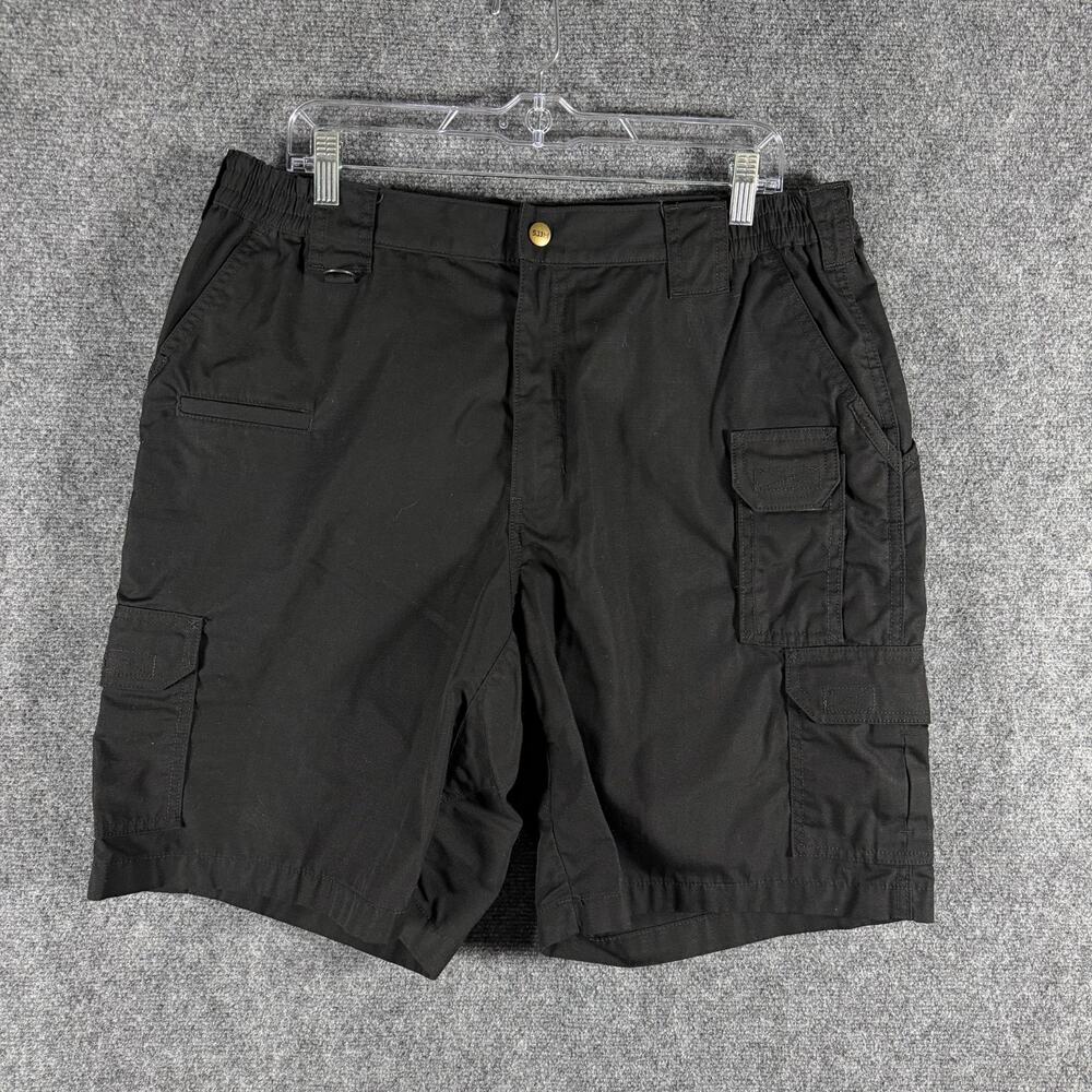 5.11 Tactical Taclite Pro Cargo Shorts Mens 38 Black Utility Ripstop Hiking Work